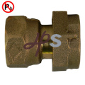 lead free brass water meter fitting NSF-61